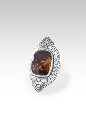 Believe and Recieve Ring™ in Whiskey Quartz