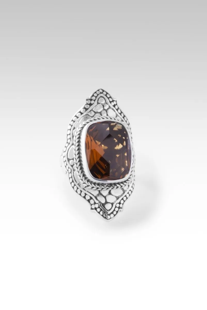 Believe and Recieve Ring™ in Whiskey Quartz