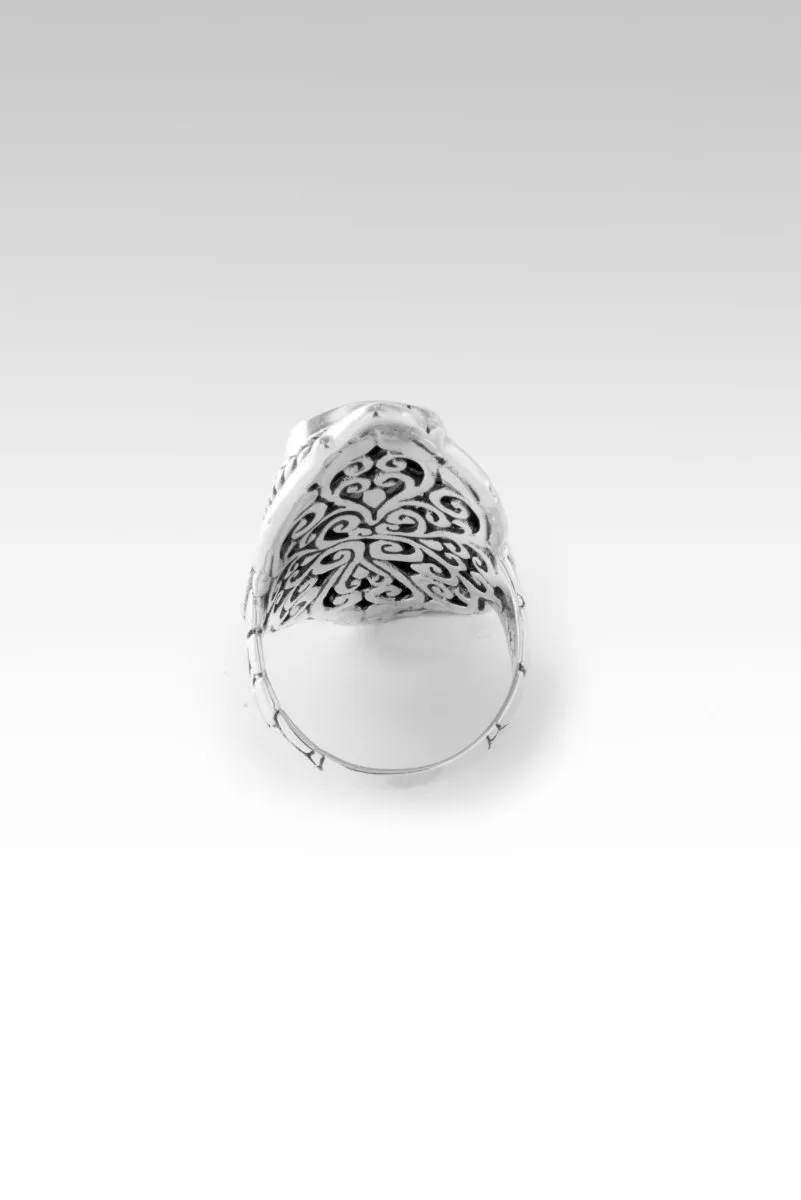 Believe and Recieve Ring™ in Whiskey Quartz