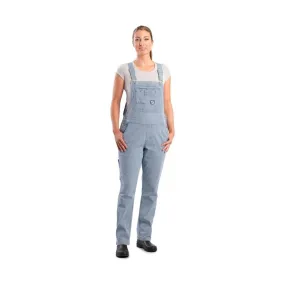 Berne Women's Vintage Washed Flex Hickory Stripe Bib Overall - Hickory Stripe - ONLINE STORE CREDIT/EXCHANGE ONLY