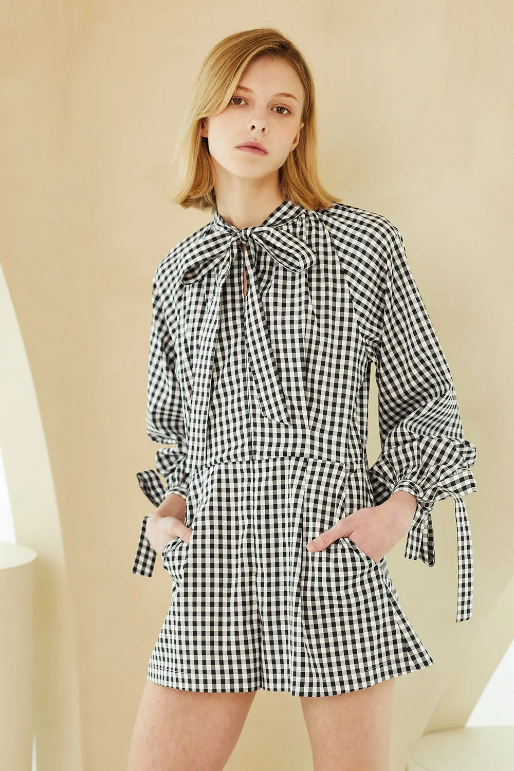 Blair Gingham Romper