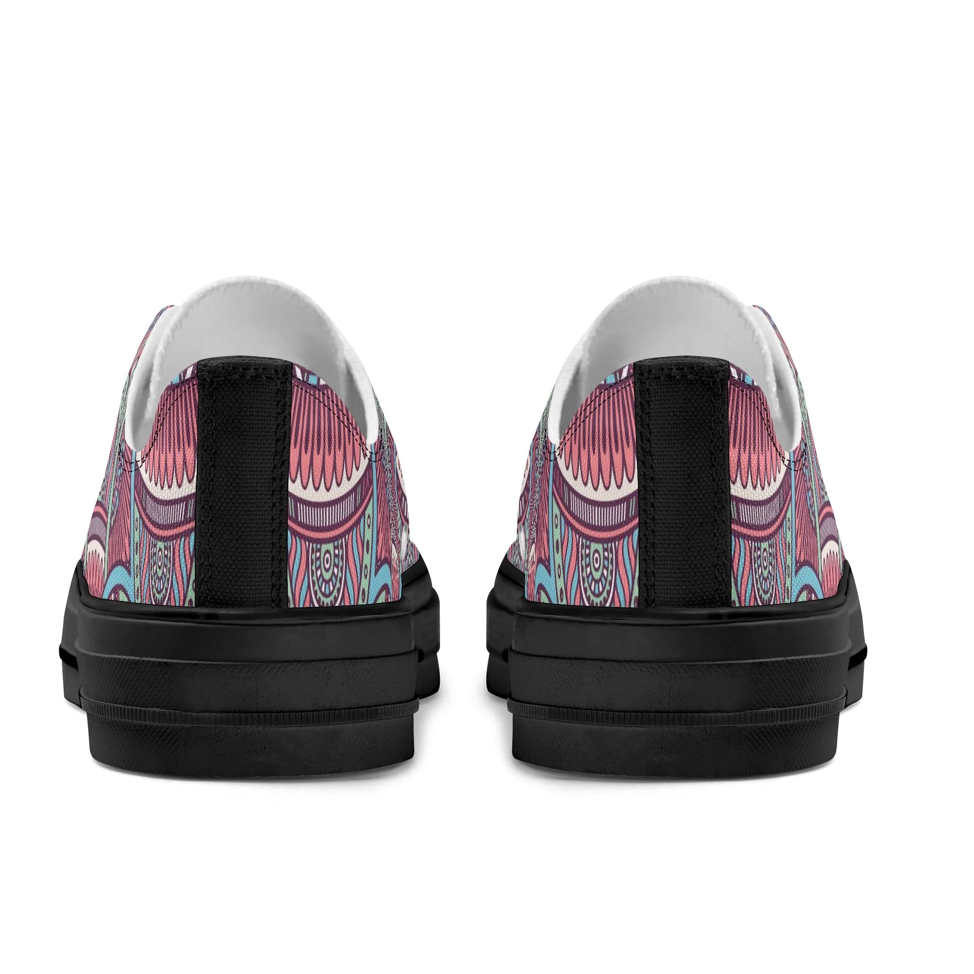 Colorful Mandala Pattern - Mens Classic Low Top Canvas Shoes for Footwear Lovers