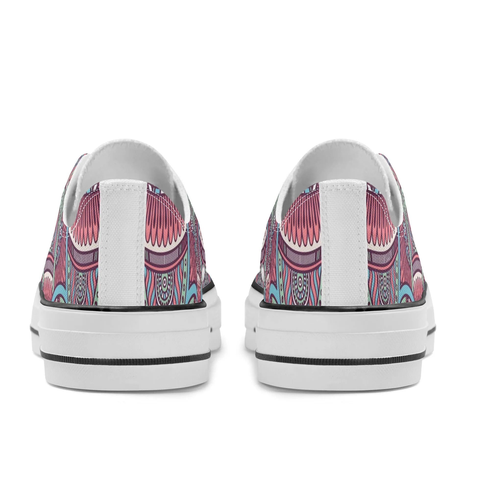 Colorful Mandala Pattern - Mens Classic Low Top Canvas Shoes for Footwear Lovers