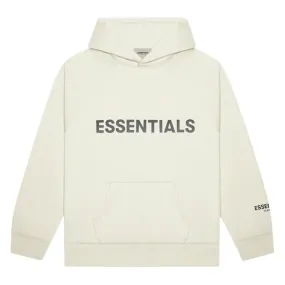 Fear of God Essentials Pullover Hoodie Applique Logo Buttercream