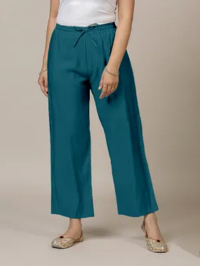 Fiza x Rozaana | Straight Pant in Crystal Teal