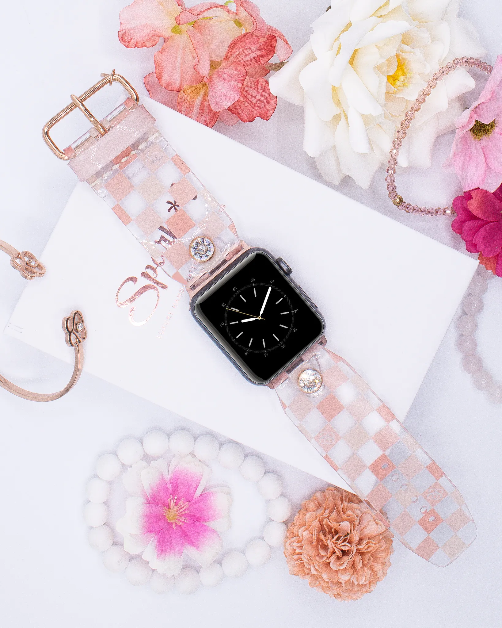 Limited Edition - Kara's Checks Waterproof Sivella Watchband