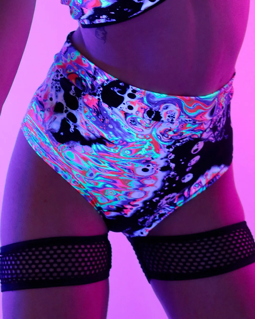 Liquid Tripp Fishnet Garter Bottoms