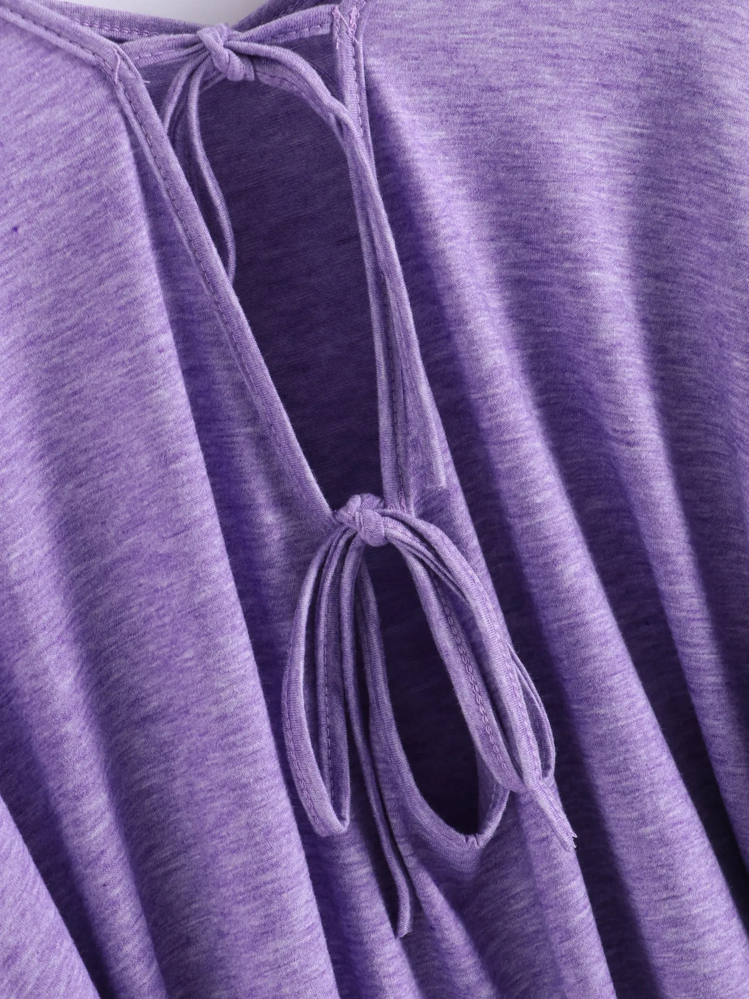 Midsize Slouchy Pursue Back-Cutout Top