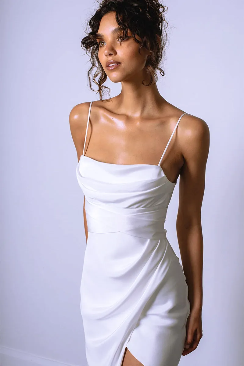 Now and Always Satin Wedding Dress