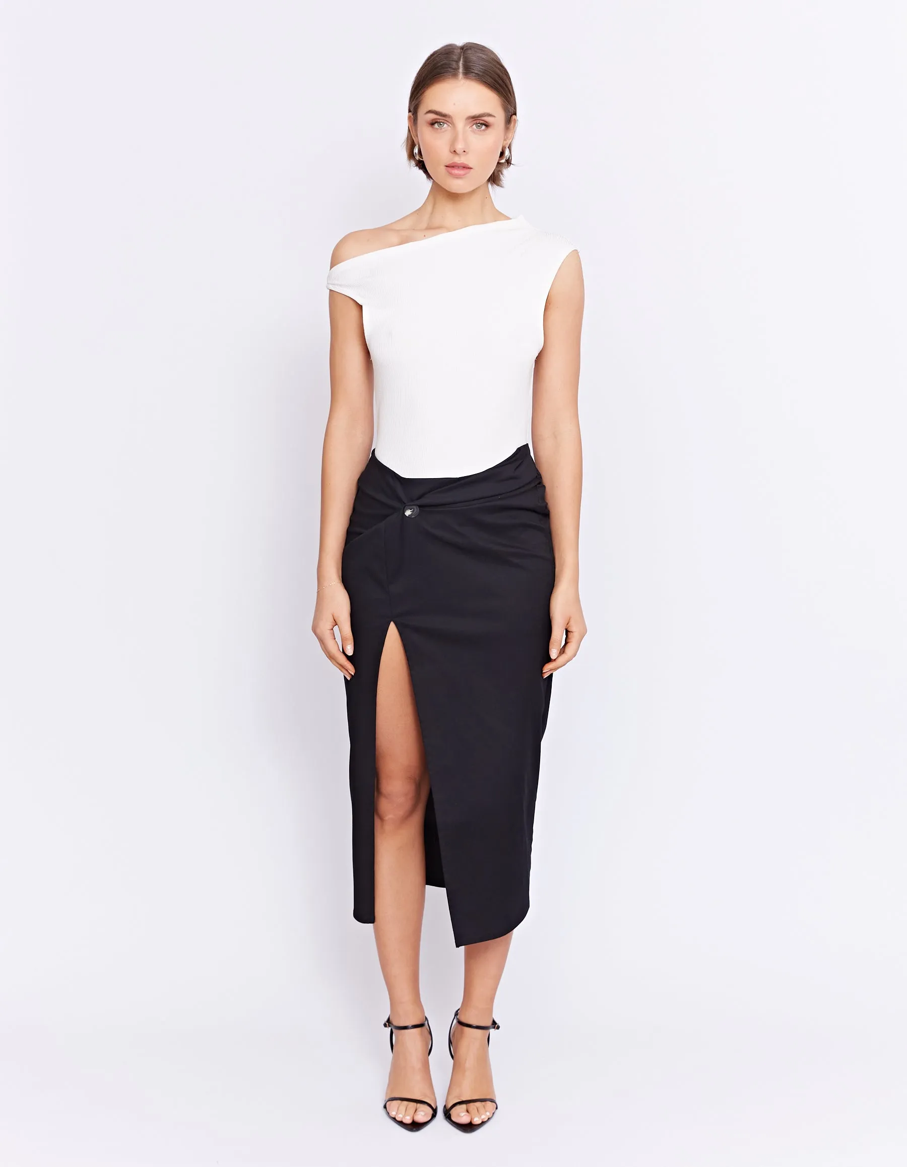 THE ACE RIBBED BODYSUIT | IVORY