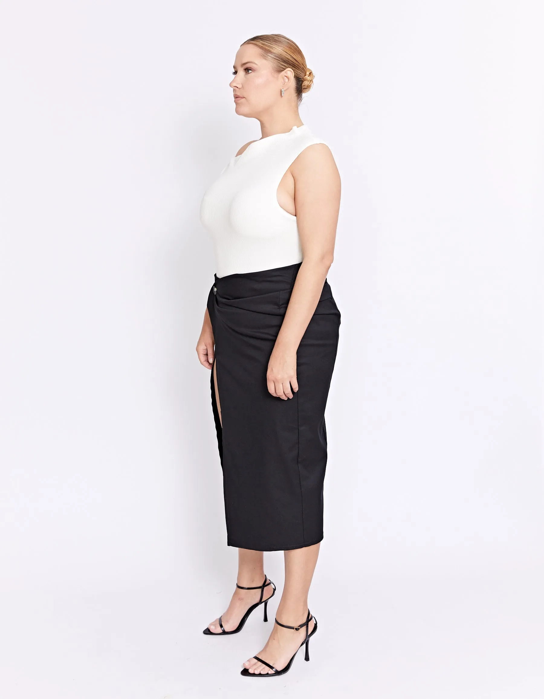 THE ACE RIBBED BODYSUIT | IVORY